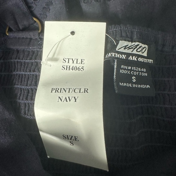 Nation Ak Outfits  Navy Eyelet Dress. - Picture 7 of 7